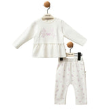 Pink Butterfly Outfit Set