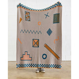 Shapes Knit Blanket