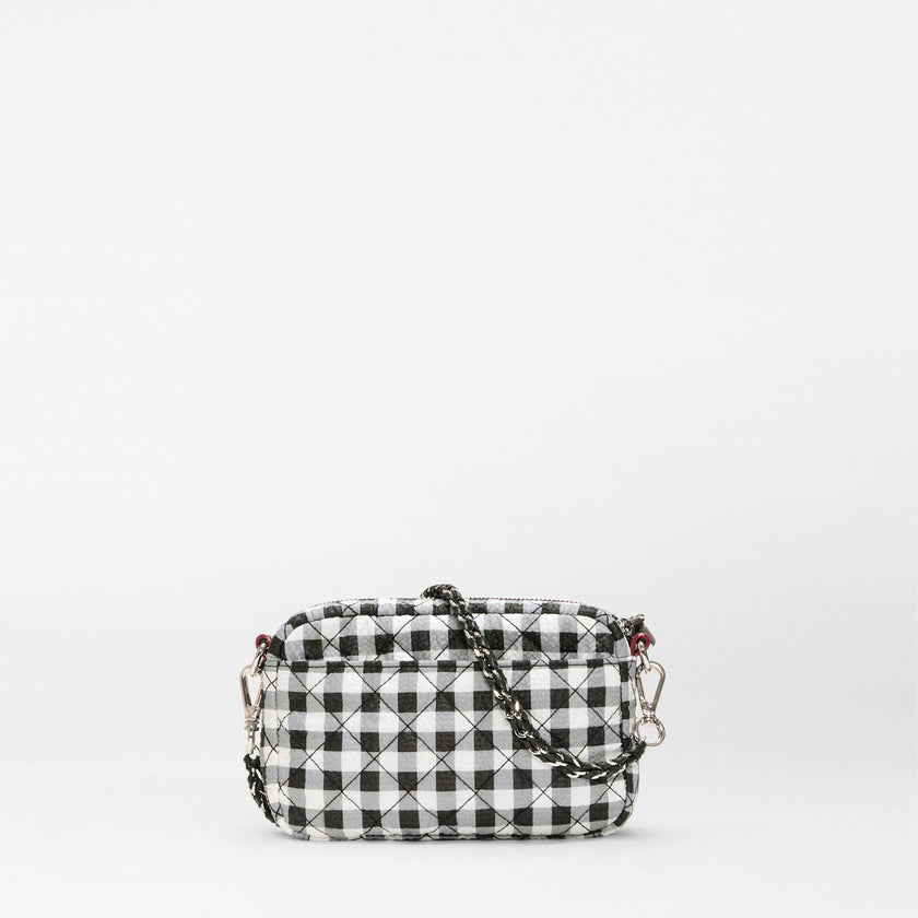 Black/White Gingham Mini Crosby