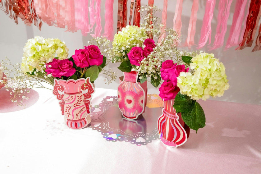 Fine China Pop-Up Vase Slip Covers (set of 3)