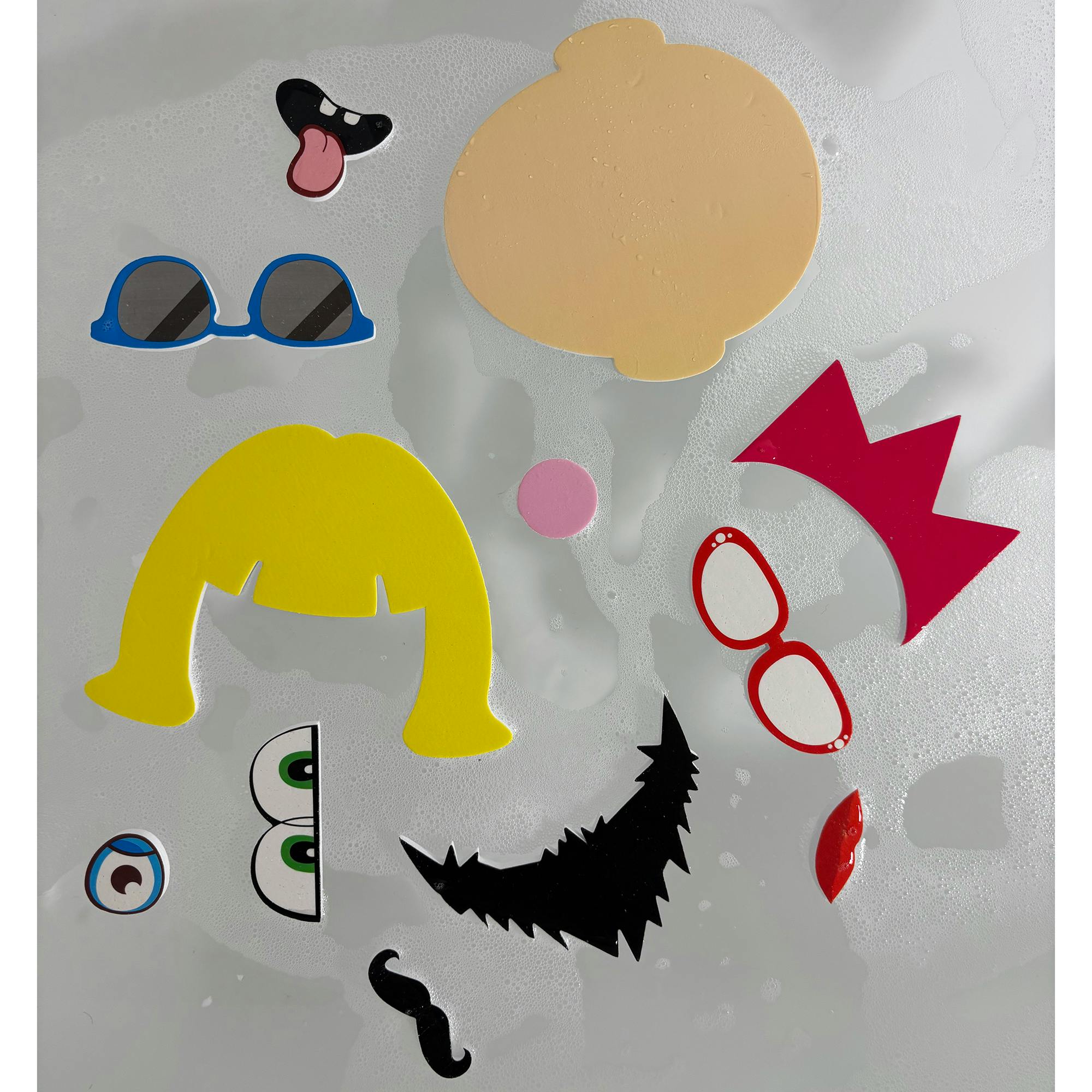 Bath Time: Book & Stickers - Funny Faces