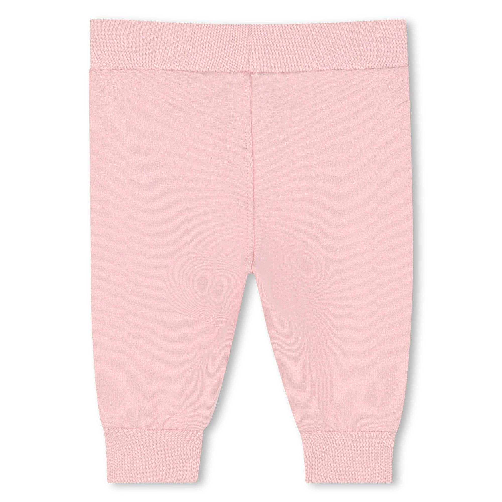 Pink 3 Piece Work-Out Outfit Set