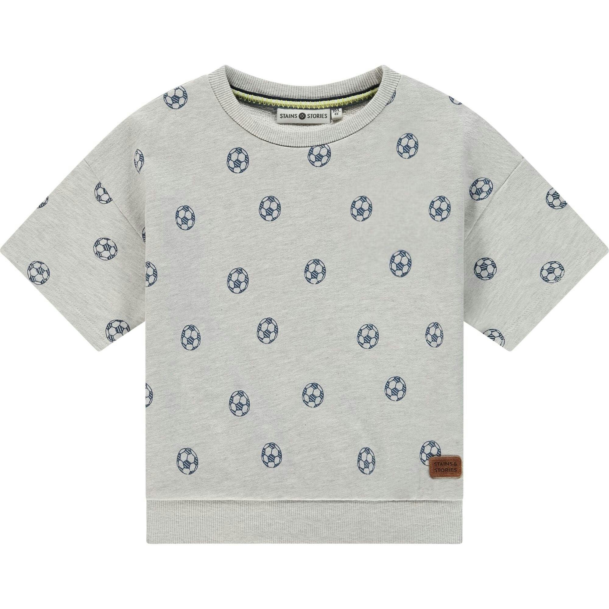 Pullover Short Sleeve Sweat Top