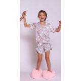 I Dream Of Rainbows Silk Shirt & Short Set