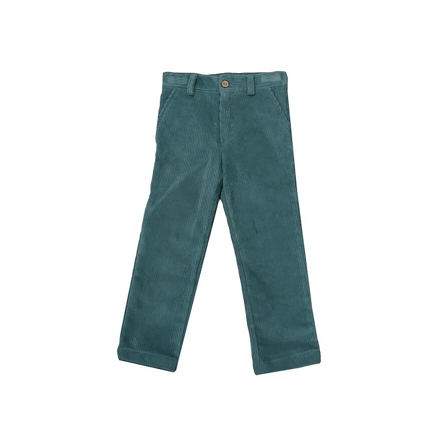 Slim Fit Corduroy Pants, Blue