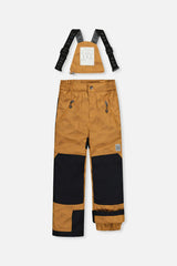 Two Piece Play Snowsuit Brown And Black With Brown Pants