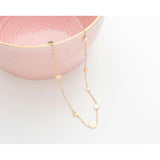 Personalized Initial Pastille Necklace, 18k Rose Gold Plated