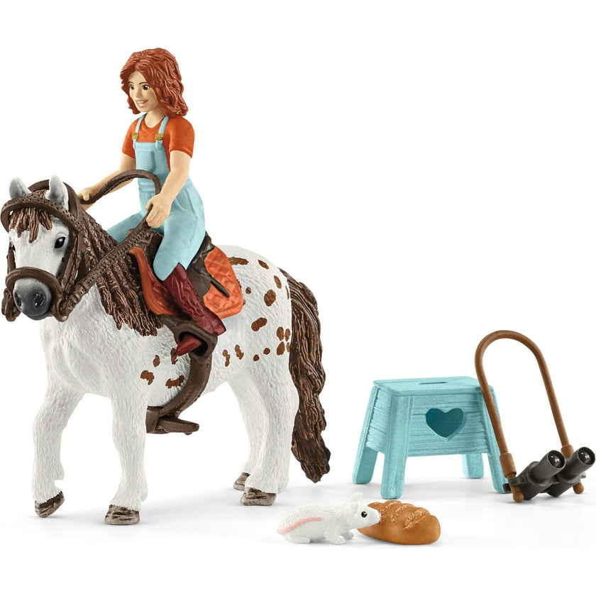 Schleich Club: Mia & Spotty - & Rider Figurine Playset