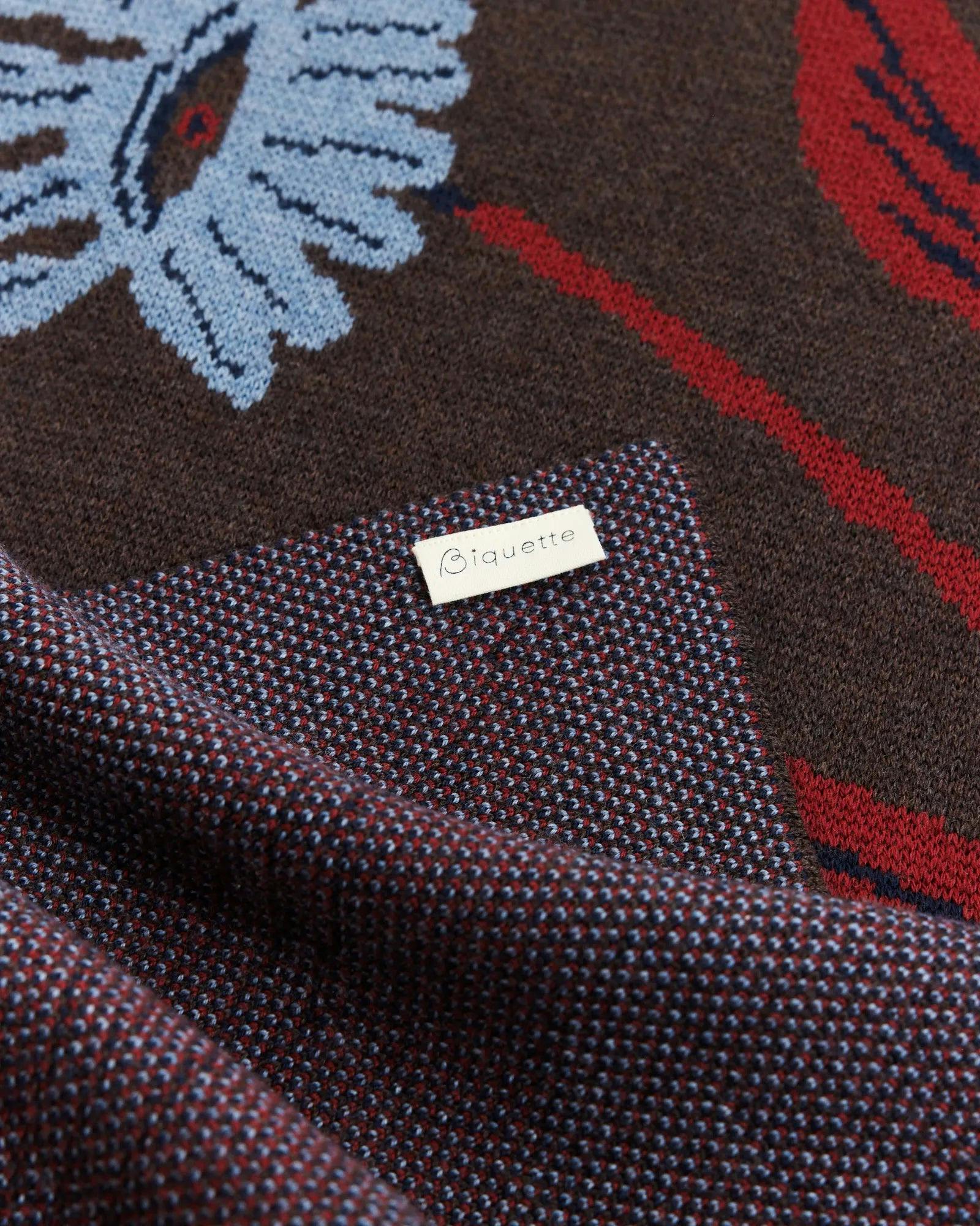 Flora Vision Knit Blanket