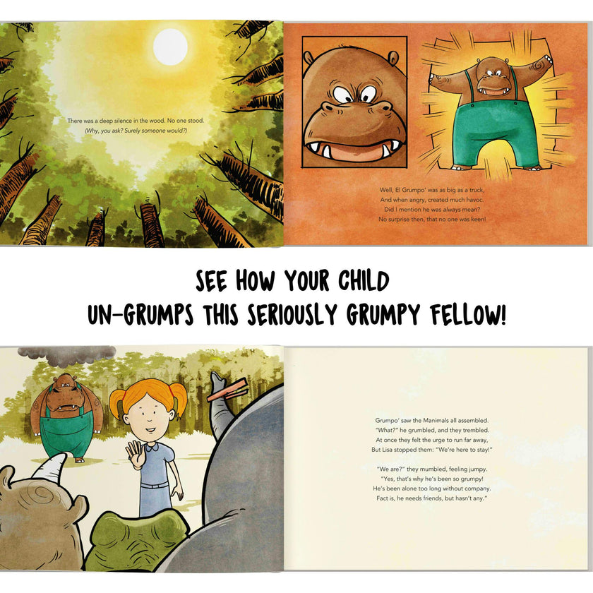 Your Child and the Grumpopotamus (Personalized Adventure Story about Friendship and Bravery)