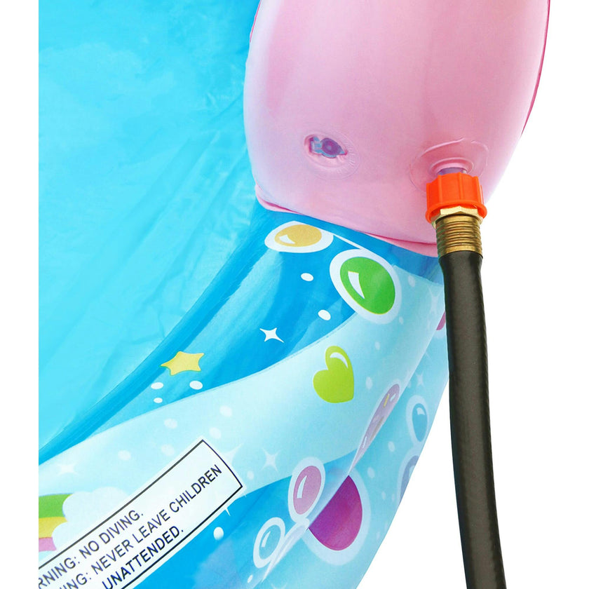 Spray N Splash Pool w/ Inflatable Water Slide
