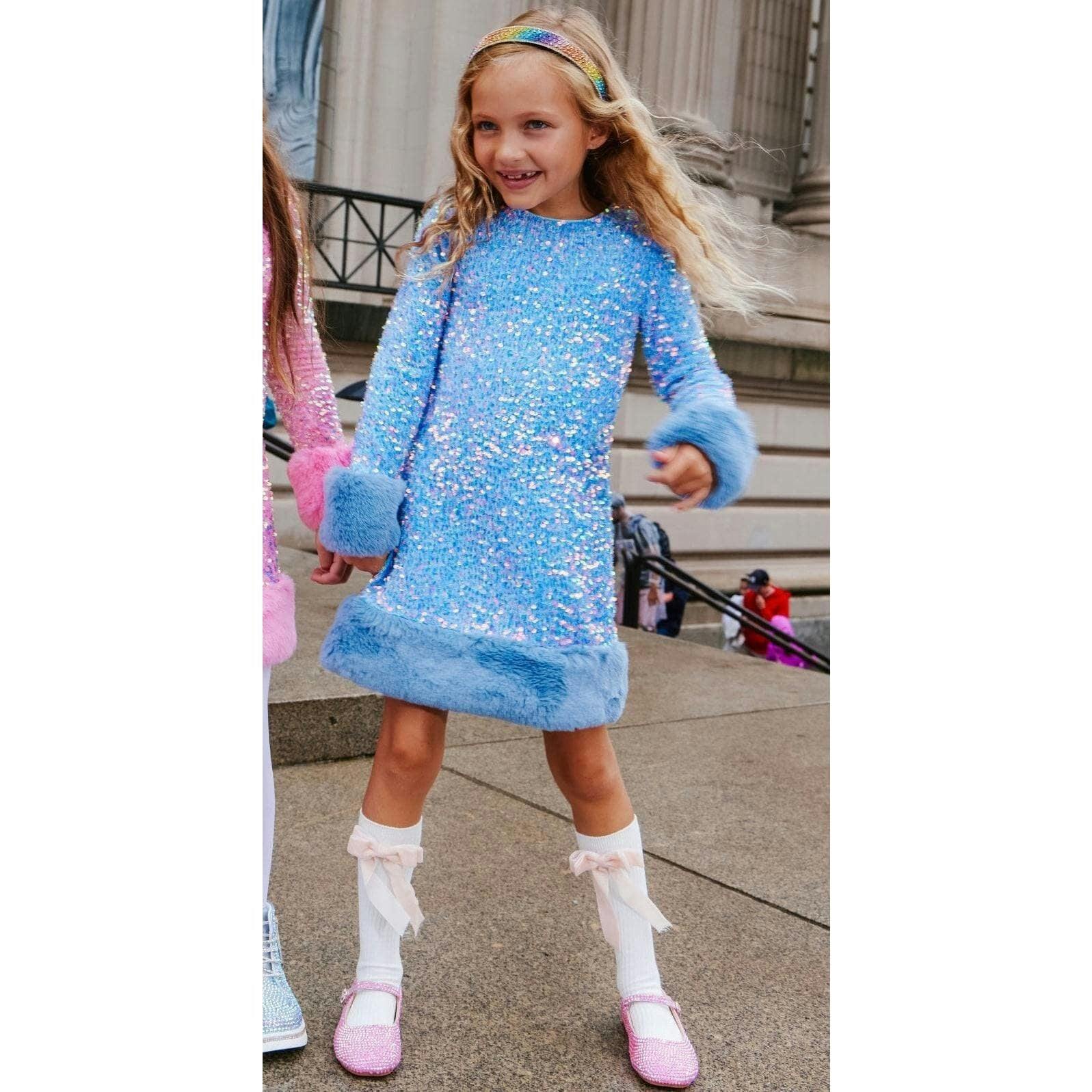 Celeste Shimmer Dress