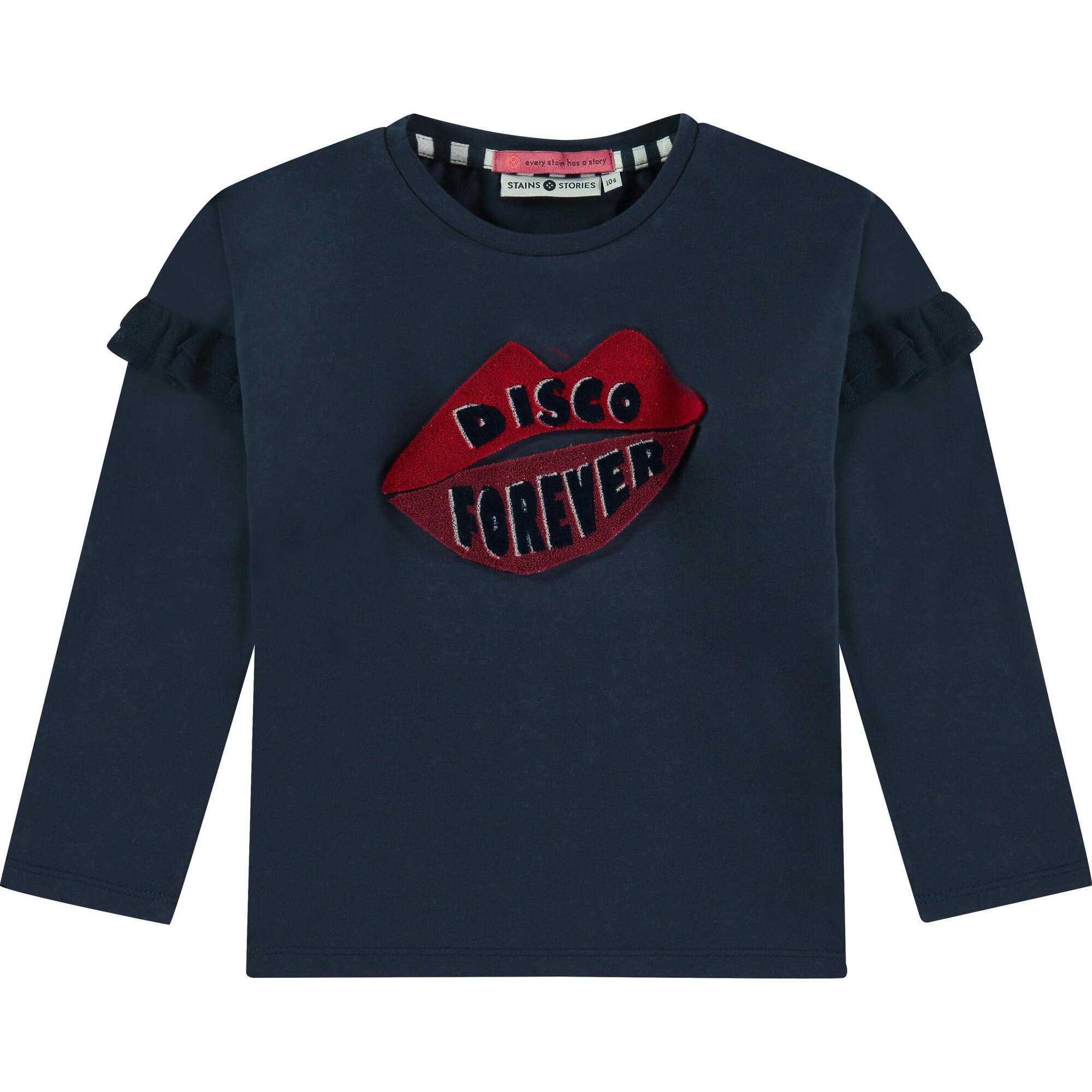 Crew Neck Long Sleeve Pullover T-Shirt