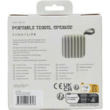 Sunnylife: Portable Travel Speaker - The Vacay Olive Stripe