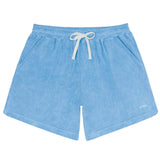 men's le marin blue french terry short