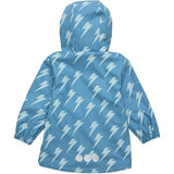 Recycled Waterproof Raincoat, Blue