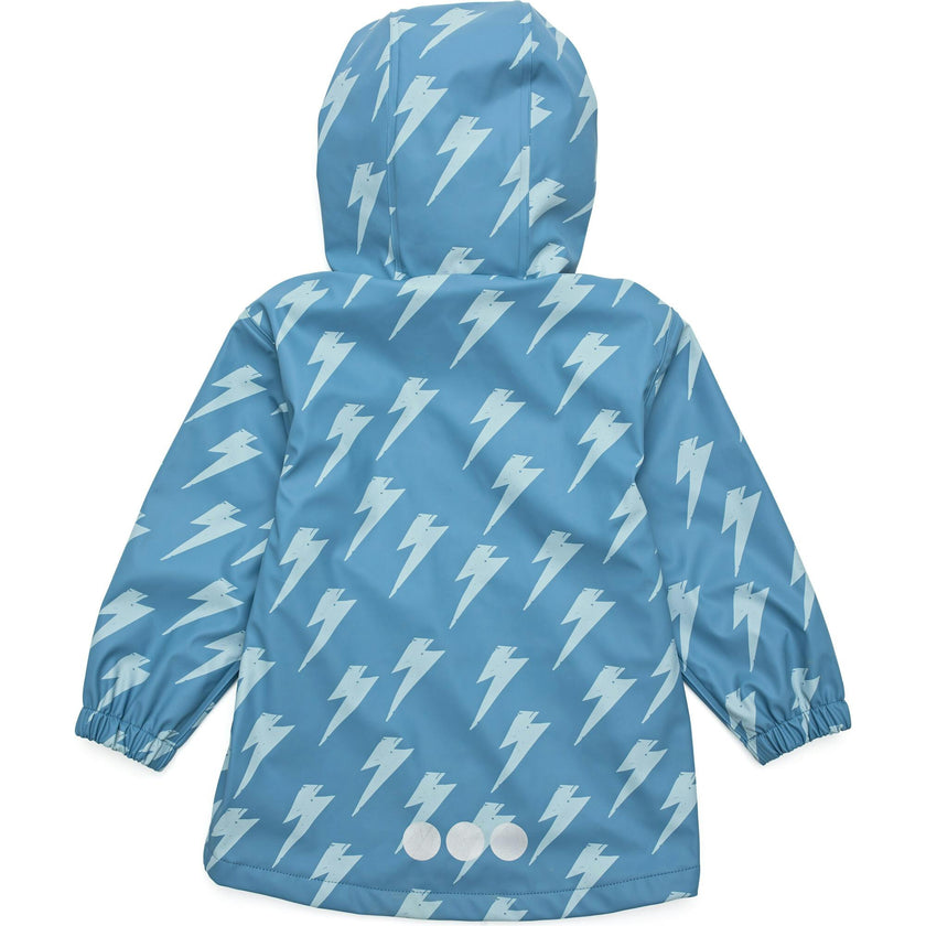 Recycled Waterproof Raincoat, Blue