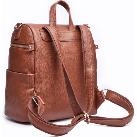 Petit Monaco Diaper Bag | Caramel Brown