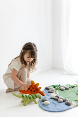 Dinosaur Play Mat + Toys