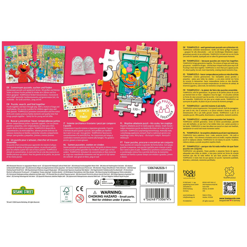 TeamPuzzle: Sesame Street - 194pc