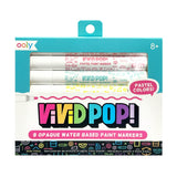 Vivid Pop! Water Based Paint Markers - Pastel - Set of 8