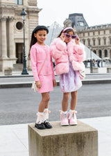 Cotton Candy Gem Faux Fur