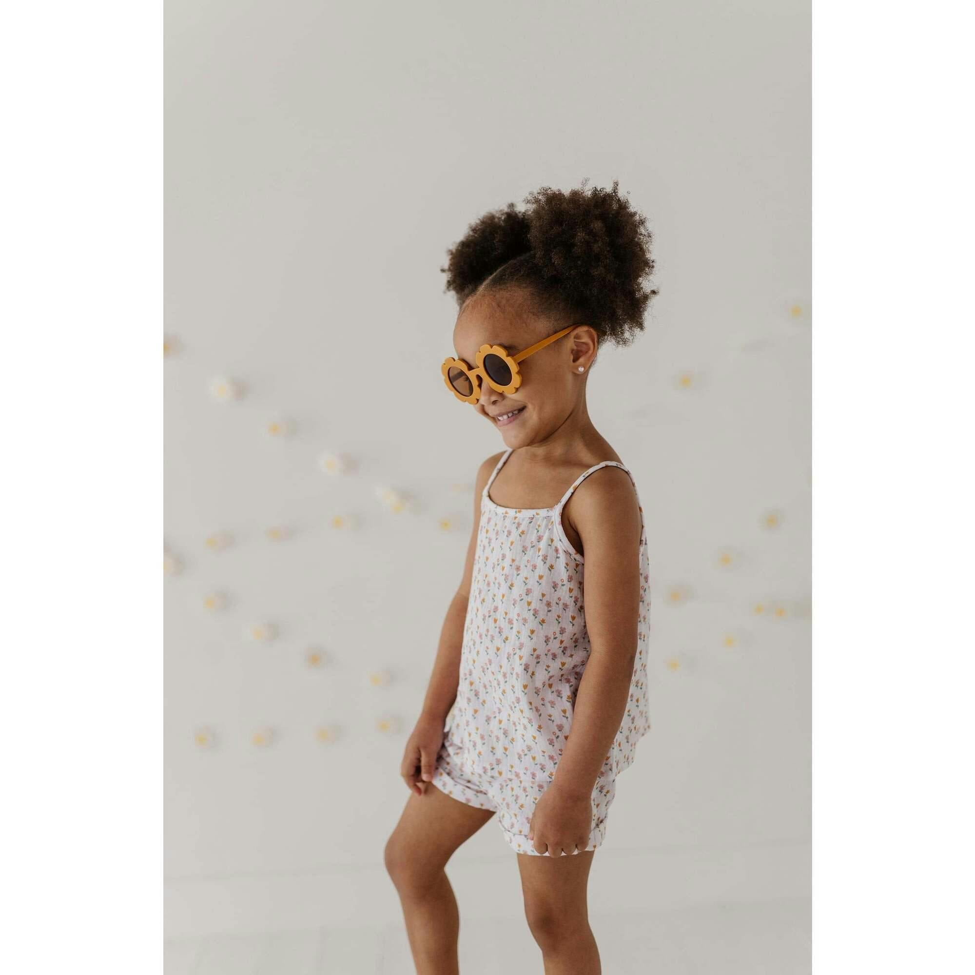 Girl's Gauze Tank & Short Set