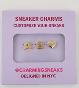 Gold Initial & Heart Bundle Set