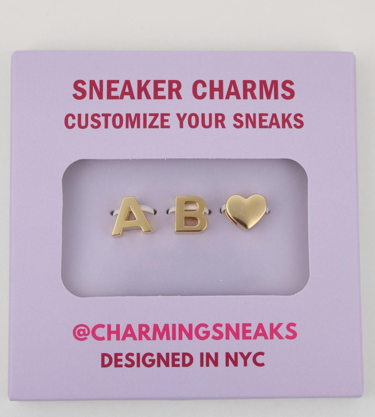 Gold Initial & Heart Bundle Set