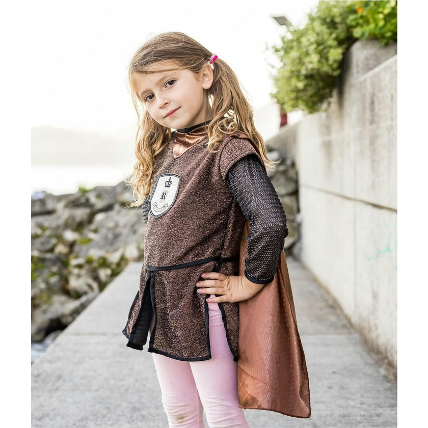 Brilliant Copper Knight Tunic with Cape