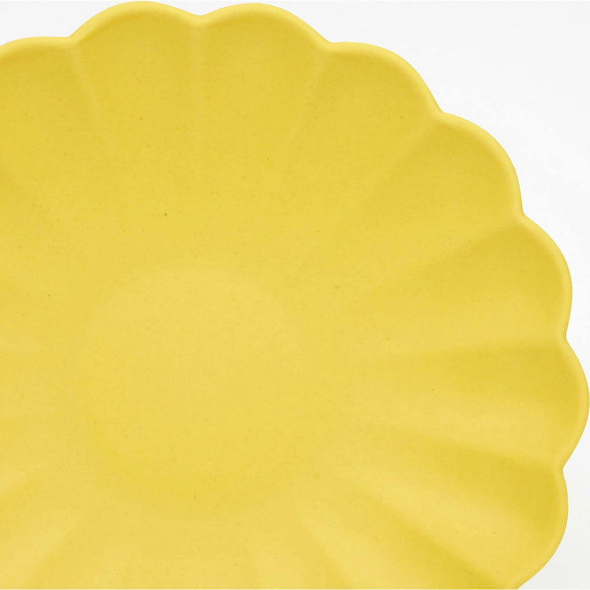Small Multicolor Reusable Bamboo Plates