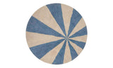 Beach Ball Washable Round Wool Rug