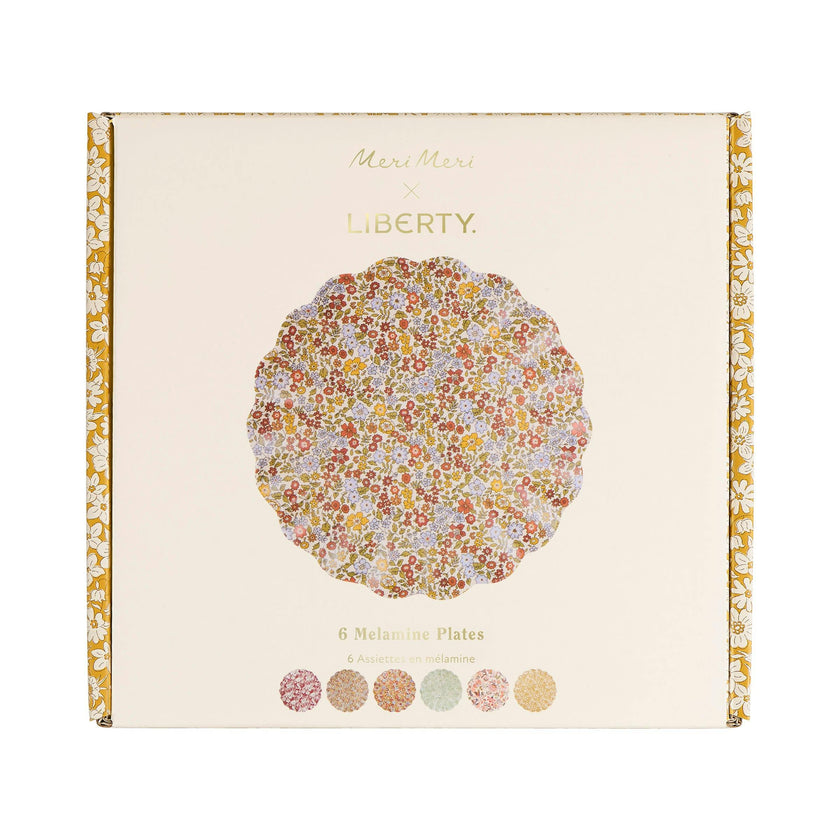 Meri Meri x Liberty Rustic Hues Reusable Small Plates