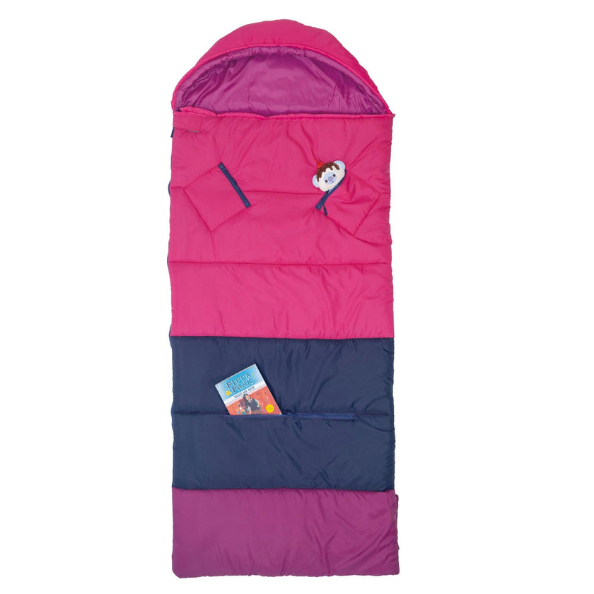 Sleep-N-Pack™ – Big Kid Size | Color Block Raspberry Sorbet, Navy & Winterberry