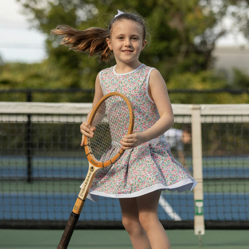 Taft Tennis Dress in Midspring Floral