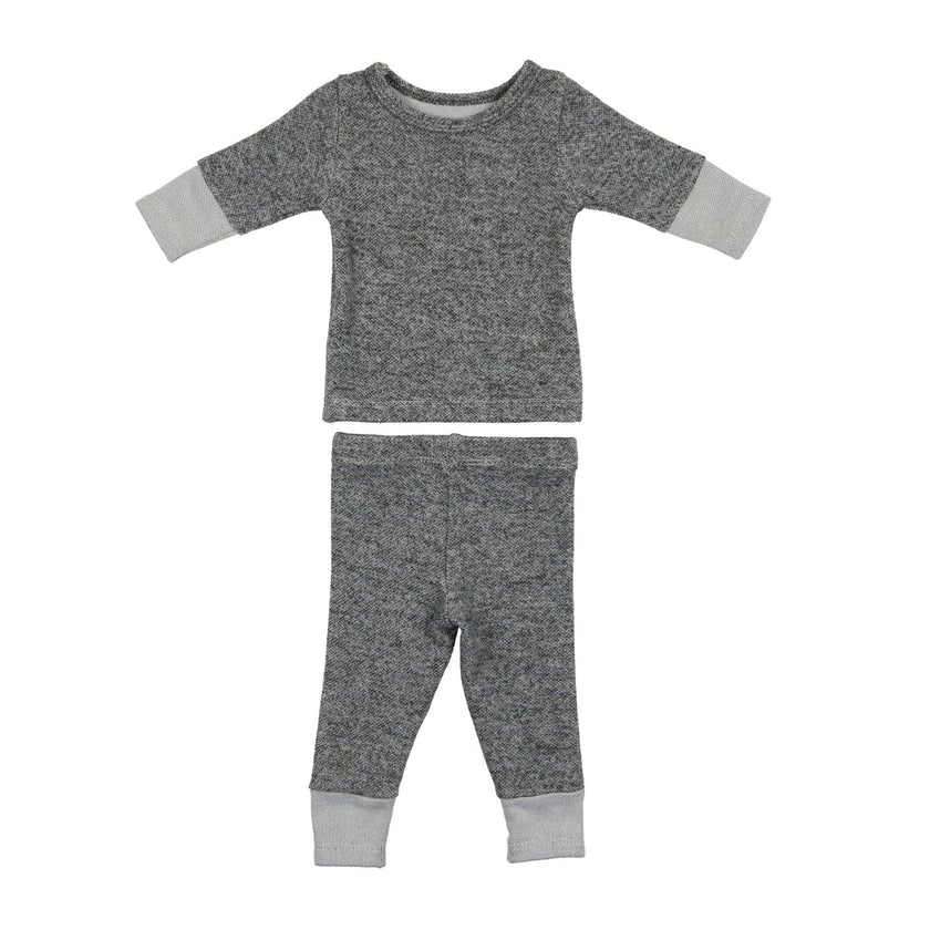 Brushed Sweater Knit 2-Piece Lounge Set