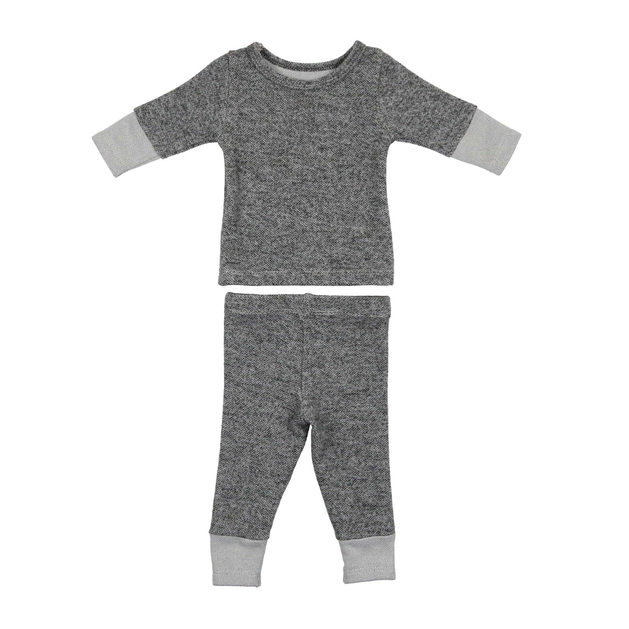 Brushed Sweater Knit 2-Piece Lounge Set