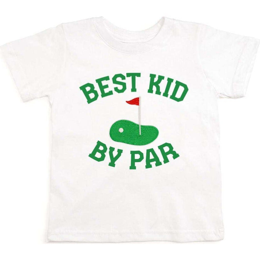 Best Kid By Par Patch Short Sleeve T-Shirt - White