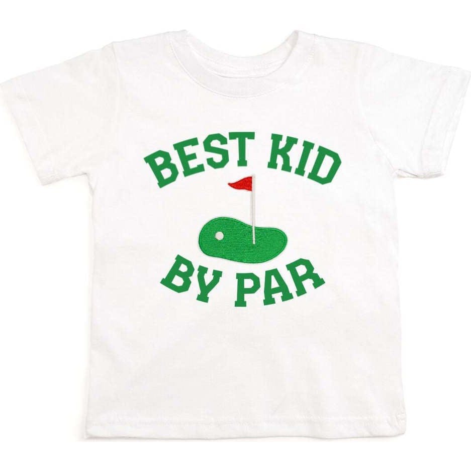 Best Kid By Par Patch Short Sleeve T-Shirt - White