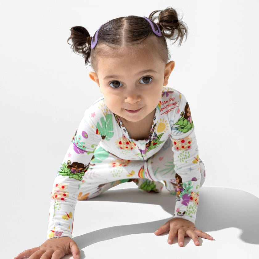 Dora: Tropical Dreams Bamboo Convertible Footie