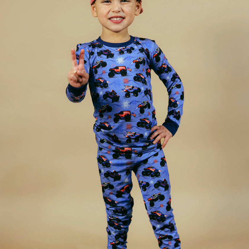 Red, White, and Boom 2 Piece Pajama Set