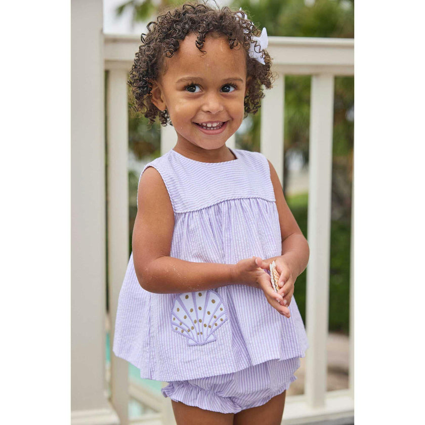 Applique Pocket Diaper Set - Sea Shells