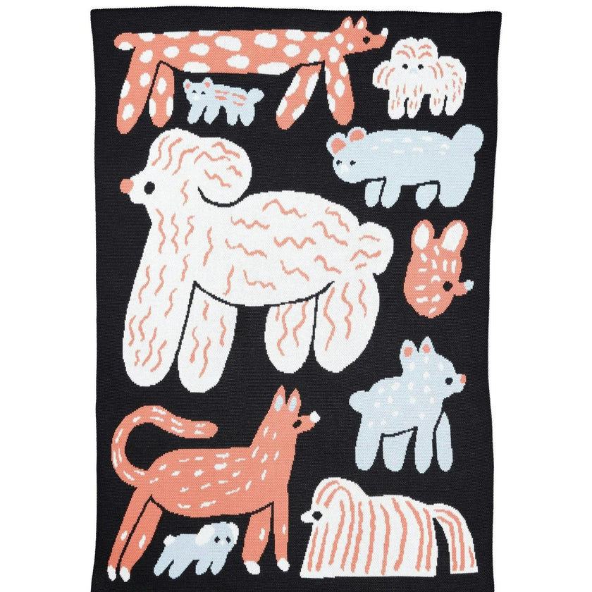 Bow Wow Knit Midi Blanket