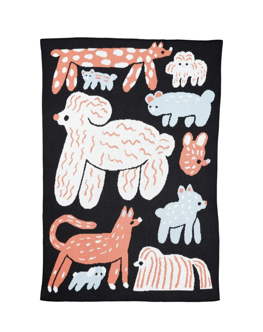 Bow Wow Knit Midi Blanket