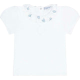 Blue Heart Print Tee