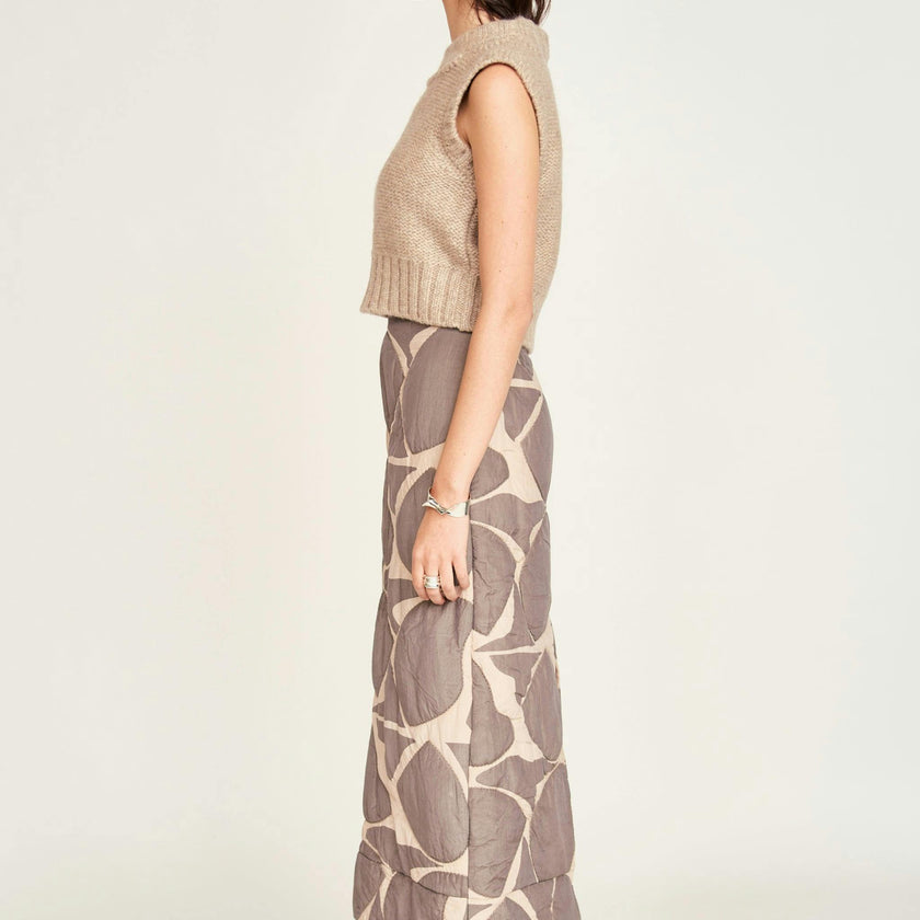 Lombok Skirt in Charcoal Jurassic