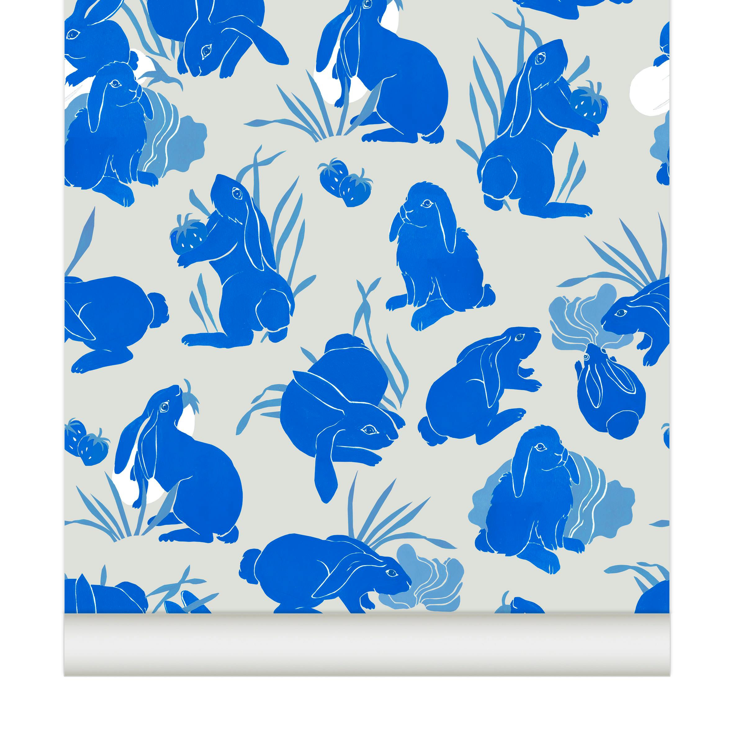 Papier peint HARU coloris Cobalt