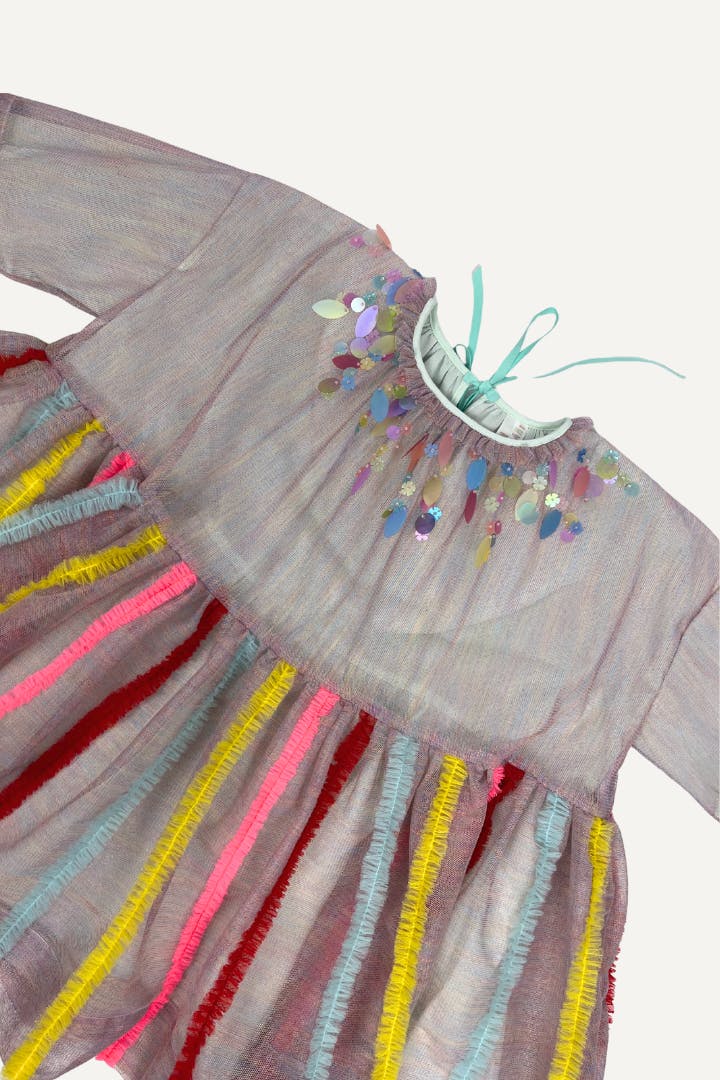 ESTRELLA SEQUINED FROCK
