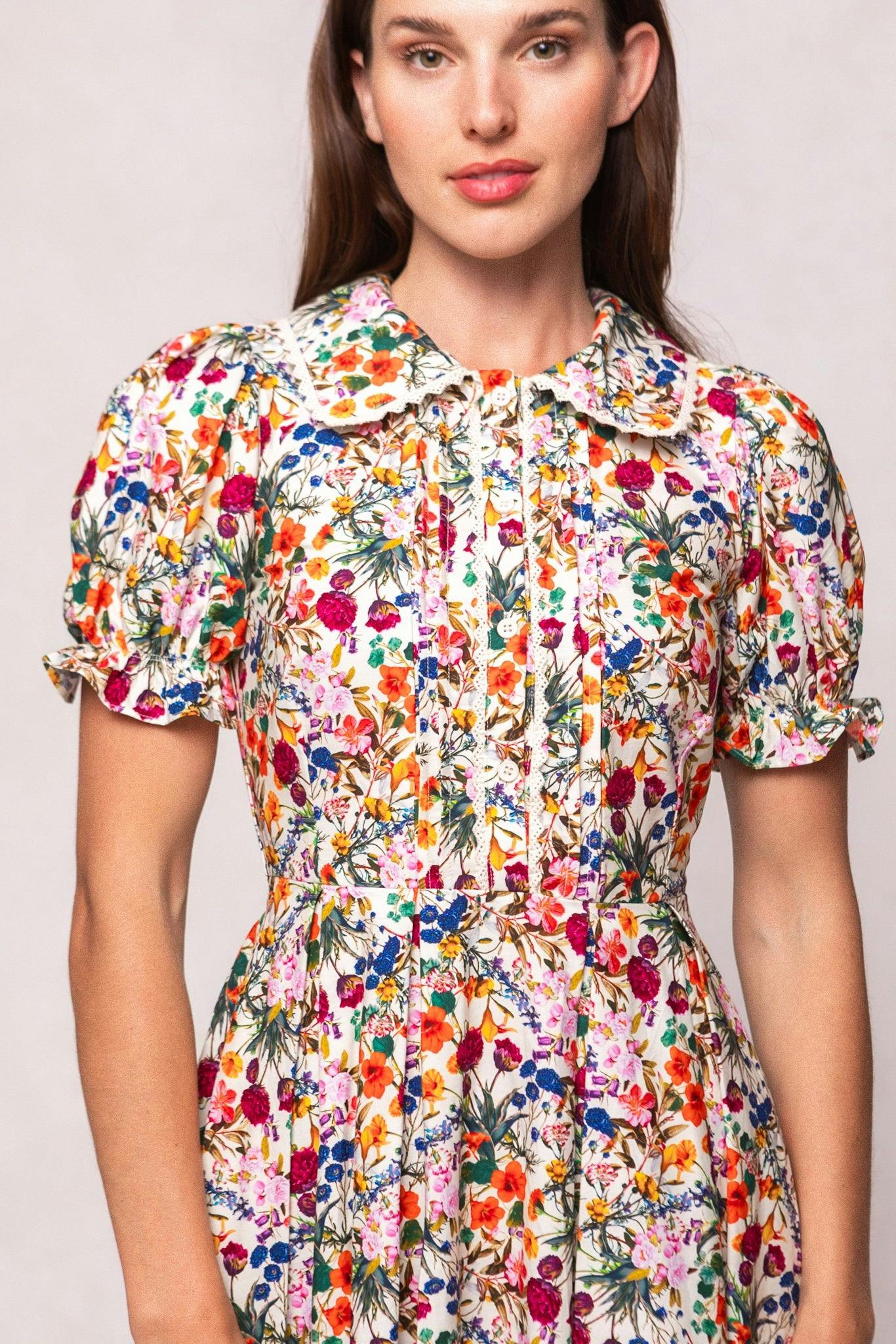 Sophia Dress in Multicolor Floral