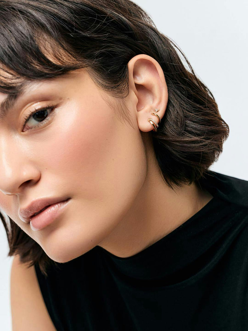 Double Hoop Earrings - Toda Mini